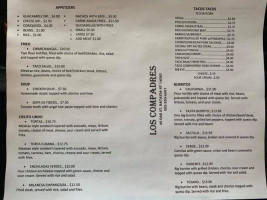 Los Compadres Mexican Taqueria menu
