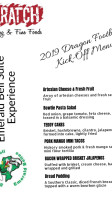 Scratch Catering Fine Foods menu