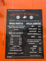 Bronco Burritos food