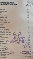 Štrand Békavàr Restoran Etterem menu