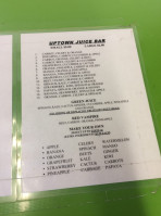 Uptown Market Whittier menu