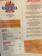 Puerto Vallarta menu