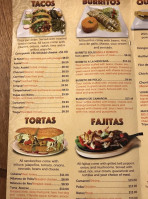 Los Machetes Authentic Mexican menu