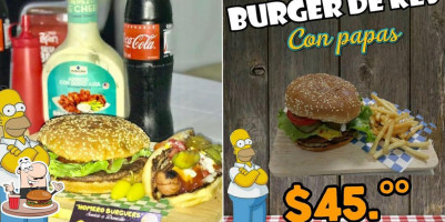 Homero Burgers food