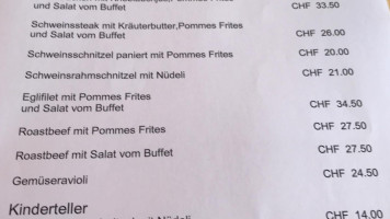 Restaurant Schwarzwasserbrücke menu