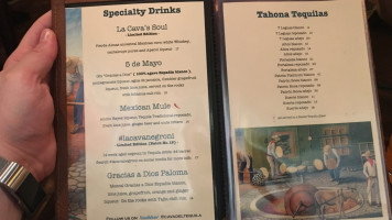 La Cava Del Tequila menu