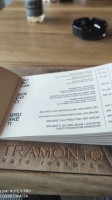 Tramonto Kafe Restoran menu