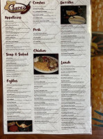 Chavas Mexican menu