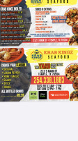 Krab Kingz Temple menu