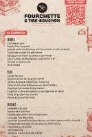 Fourchette Et Tire Bouchon menu