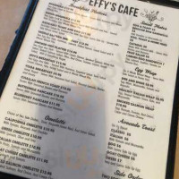 Effys Cafe West menu