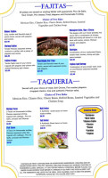La Frontera Catering menu