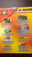 Tacos La Kalaka menu