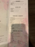 Ocean Cafe Restaurant menu