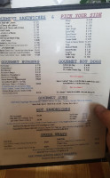 Coronation Cafè menu
