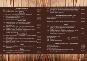 Barock Steak House menu