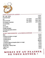 Restaurant Papa Pizzaria menu