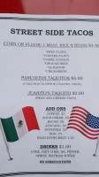 Street Side Tacos menu