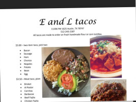 E And L Tacos food