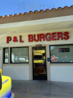 P L Burgers outside