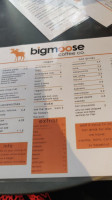 Bigmoose Coffee Co menu
