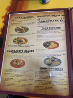 Guanajuato Mexican Restuarant menu