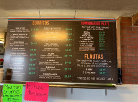 Tacos Alpastor Spring Valley menu