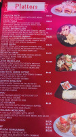 Latin American Flavor Bar And Restaurant menu