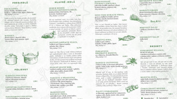 Liptovský Dvor menu