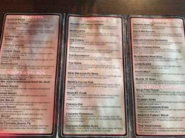 Reno's Argenta Cafe menu