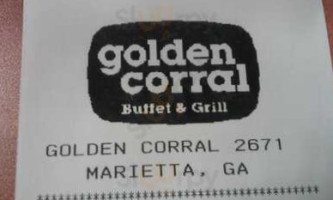 Golden Corral food