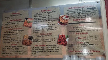 S G Seafood House menu
