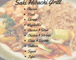 Saki Endless Sushi Hibachi food