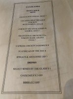 La Locanda menu