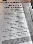 The Cove Seafood Banquets menu