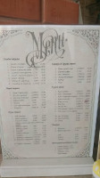 Retro Cafe menu