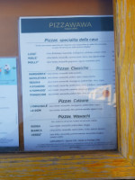 Pizza Oskian menu