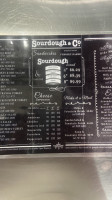 Sourdough Co. menu