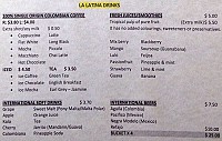 La Latina menu