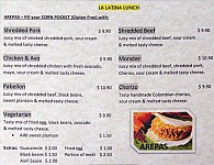 La Latina menu
