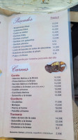 Mesón Pizotón menu