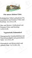 Schanzstueberl Jausenstation Rading menu