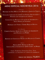 El Rincon Del Chorro menu