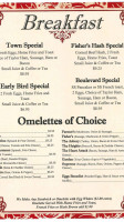 Fisher's Cafe menu