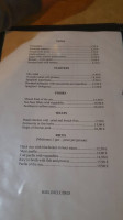 Marsalá menu