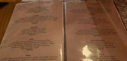Pizzeria Kotnik menu