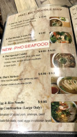 We Love Pho menu