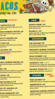 Tacodeli menu