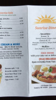 Sunrise Diner food