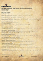 Michael's Restaurant menu